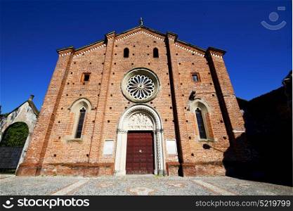 church castiglione olona varese italy the old wall terrace church bell tower plant