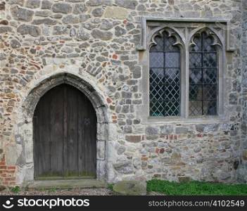 church door and a window