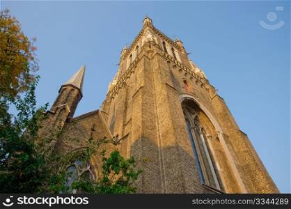 Church in Bruges Belgium