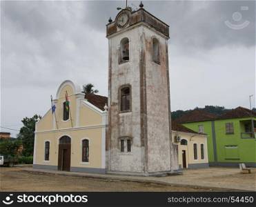 Church in Santo Antonio, Principe Island, Sao Tome and Principe