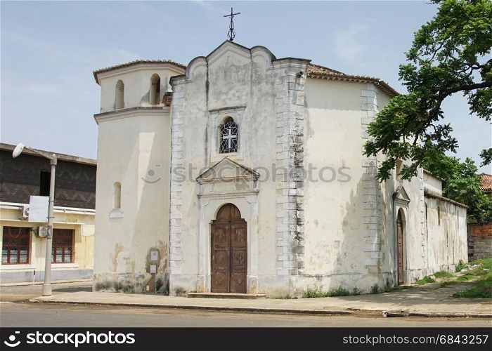 Church in Sao Tome city, Sao Tome and Principe, Africa
