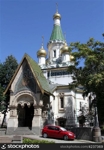 Church in Sophia in Bulgaria