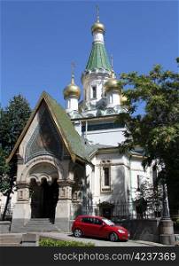 Church in Sophia in Bulgaria