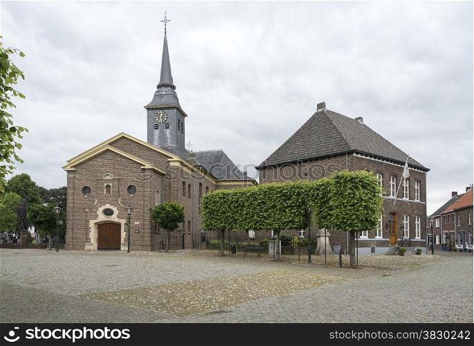 church in the old centre of the village ohe and laak a dutch town
