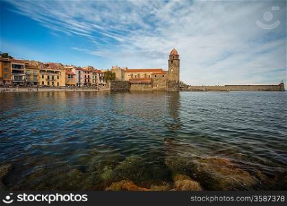 Church Notre-Dame-des-Anges in Collioure, France