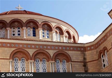 Church of Agios Nectarios in Aegina, Greece.