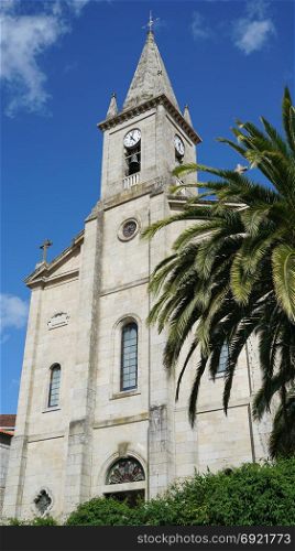 Church of Caldas de Reis on the Camino de Santiago trail, Galicia, Spain