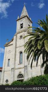 Church of Caldas de Reis on the Camino de Santiago trail, Galicia, Spain