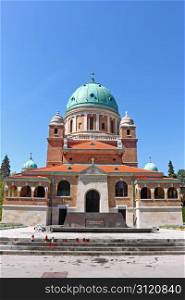Church of Christ the King with Resting Place of the First Croatian President dr. Franjo Tu?man, Mirogoj cemetery Zagreb, Croatia