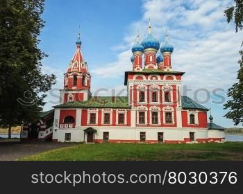Church of Dimitry on the Blood (1692) in Uglich Kremlin, Yaroslavl region, Russia