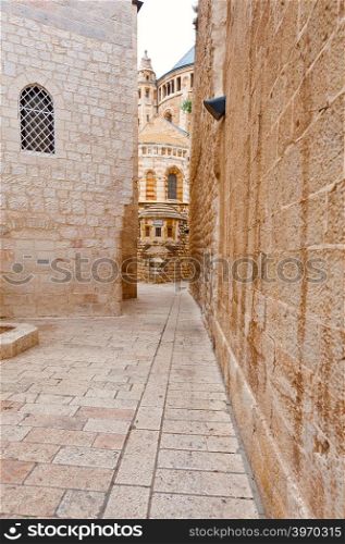 Church of Dormition on Mount Zion in Jerusalem