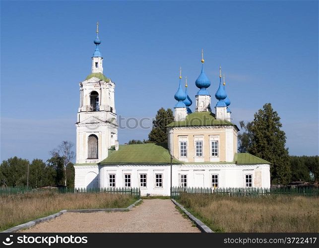 Church of Elijah The Prophet in Bibirevo village, Ivanovo region, Russia
