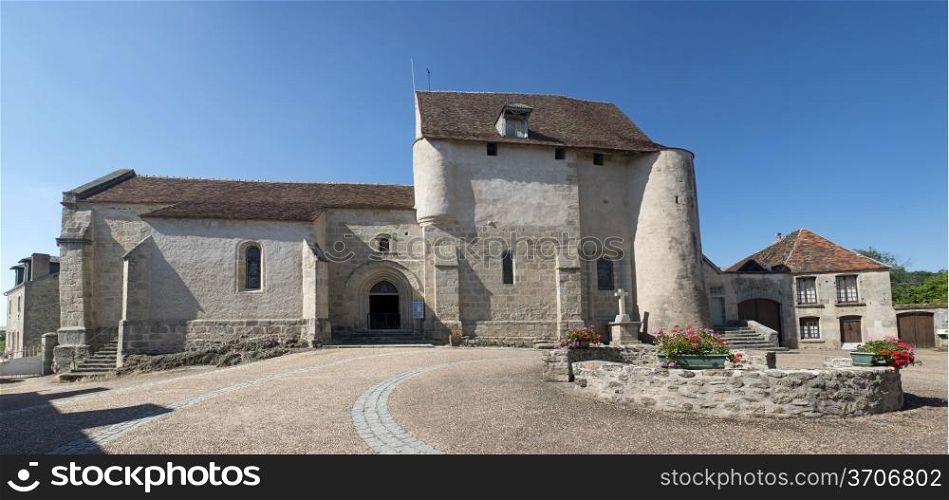church of Glenic in the Creuse, Limousin, France