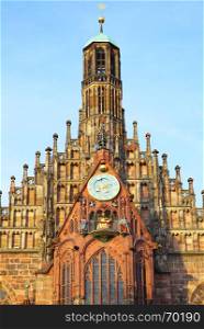Church of Our Lady (Frauenkirche) in Nuremberg, Germany