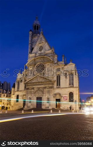 Church of Saint Etienne du Mont, Paris, Ile-de-france, France