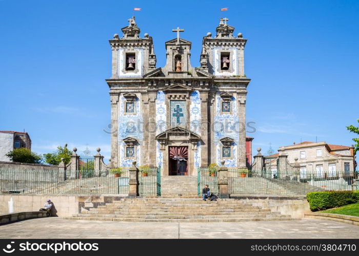 Church of Saint Ildefonso in Porto Portugal