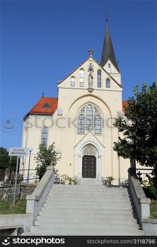 Church of Saint Nicholas on the hill in Krapina