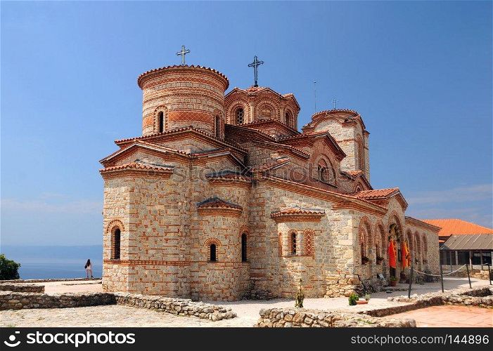 Church of Saints Clement and Panteleimon in the town of Ohrid in Macedonia