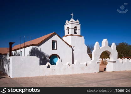 Church of San Pedro, a National Monument, San Pedro de Atacama, Chile