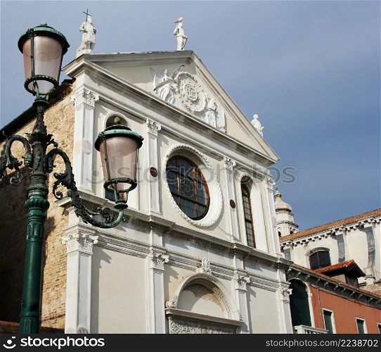 church of Santa Maria della Visitazione on Zattere, Dorsoduro, Venice.. church of Santa Maria della Visitazione on Zattere, Dorsoduro, Venice