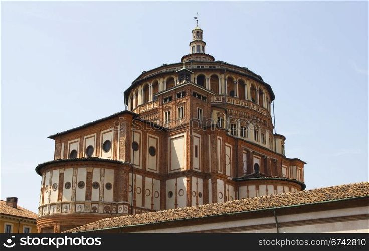 Church of Santa Maria delle Grazie in Milan, Italy .