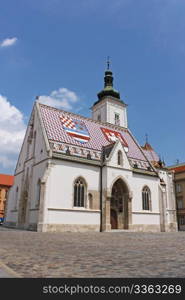 Church of St. Mark Zagreb, Croatia