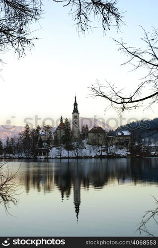 Church of the Assumption, Lake Bled, Slovenia.