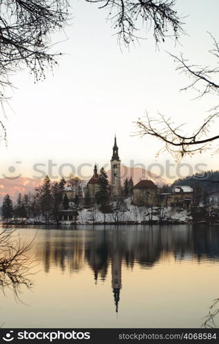 Church of the Assumption, Lake Bled, Slovenia.