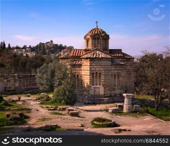 Church of the Holy Apostles in Agora, Athens, Greece