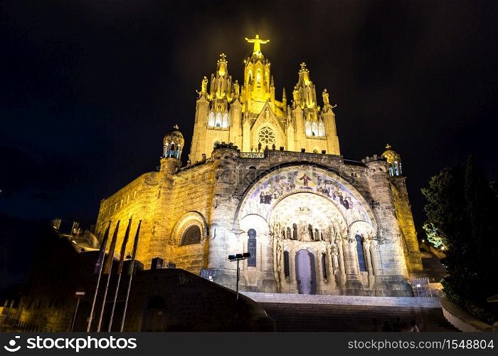 Church of the Sacred heart of Jesus in Barcelona in Spain