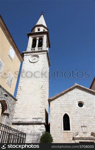 Church of the Saint John the Baptist, catholic church in Budva, Montenegro
