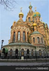 Church of the Savior on Spilled Blood in St.Petersburg, Russia.