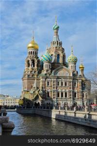 Church of the Savior on Spilled Blood in St.Petersburg, Russia