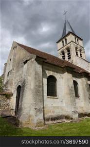 Church of Themericourt, Val d&rsquo;oise, Ile de France, France
