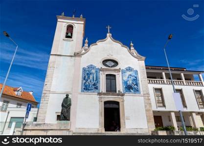 Church of Vera Cruz in Aveiro, Portugal in a beautiful summer day