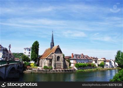 Church Saint- Maurice in Sens, Burgundy, France