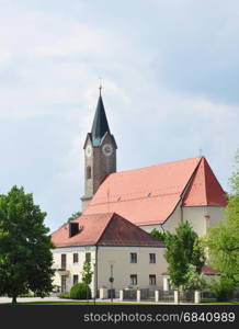 Church St. Simon and Judas Thaddaus in Moos (Kurzenisarhofen), Bavaria