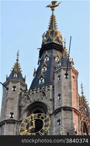 church tower in belgium