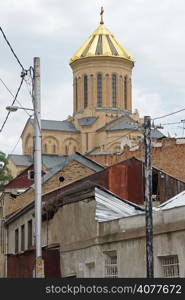 Church Zminda Sameba, the new cathedral of Tbilisi, Georgia, Europe