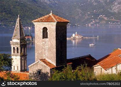 Churches in Perast, Montenegro