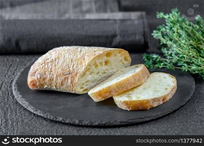 Ciabatta - Italian white bread