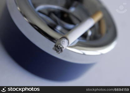 Cigarette in an Ashtray