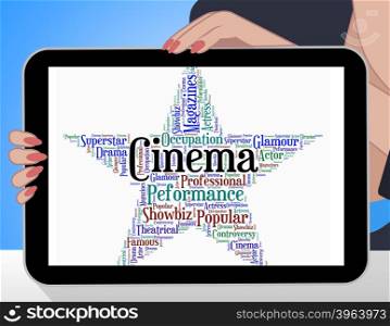 Cinema Star Meaning Picture Show And Media