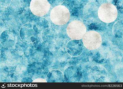 Circles seamless textile pattern 3d illustrated