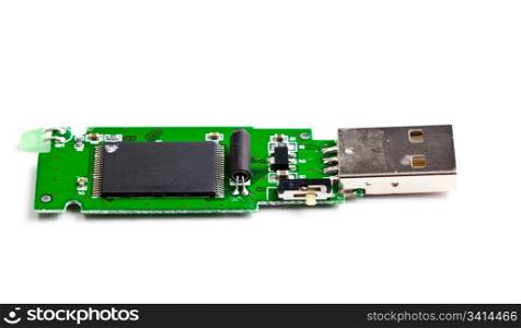 Circuit board inside USB memory stick