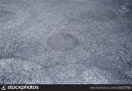 Circular tile pattern