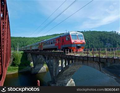 Circum-Baikal railroad . Railway bridge