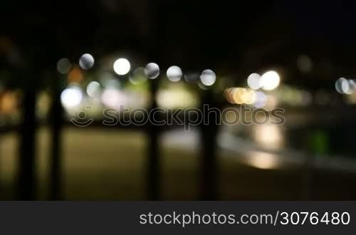 Cirkle lights at night