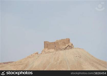 Citadel in ancient Palmyra, Syria.