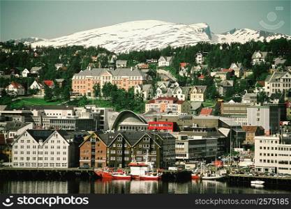 City at the waterfront, Tromso, Norway
